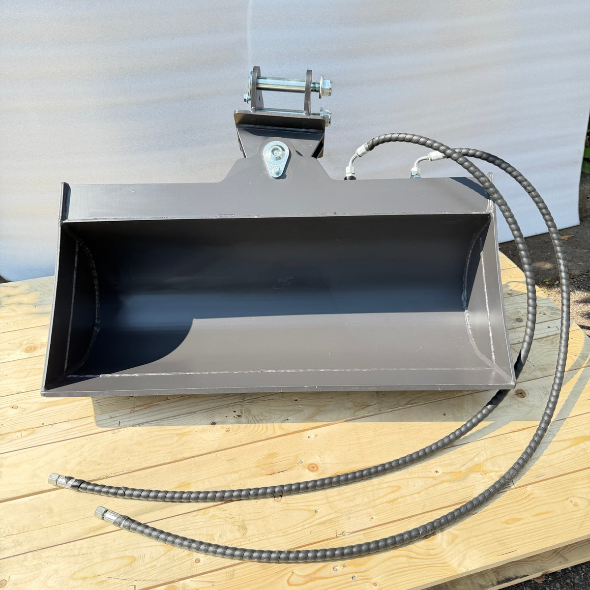 Hydraulischer Schwenk-Löffel 80cm für Minibagger Tilt-Schaufel