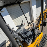 Minibagger HY16F2 Kettenbagger Kubota D722 mit Verstellfahrwerk & Schnellwechsler & 43cm Zahnlöffel