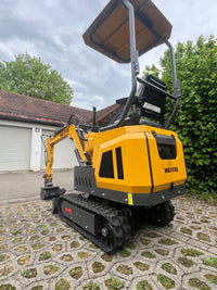 Minibagger HY10 Bagger 900kg Diesel inkl. Schnellwechsler & Zahnlöffel 7,6KW