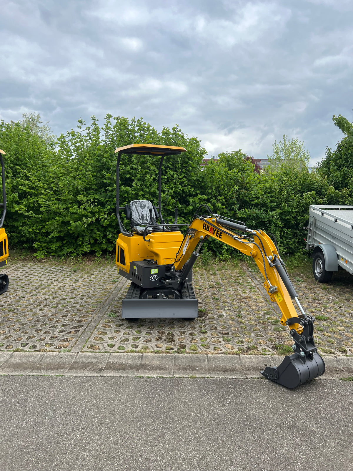 Minibagger HY10 Bagger 900kg Diesel inkl. Schnellwechsler & Zahnlöffel 7,6KW