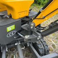 Minibagger HY10 Bagger 900kg Diesel inkl. Schnellwechsler & Zahnlöffel 7,6KW