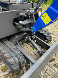 Minibagger HY12 Bagger 1000 kg Diesel 1t inkl. Schnellwechsler & Zahnlöffel