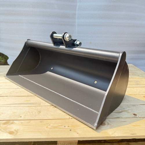 80 cm Erdlöffel für Minibagger Bagger Löffel (inkl. 2 Stück Montagebolzen)